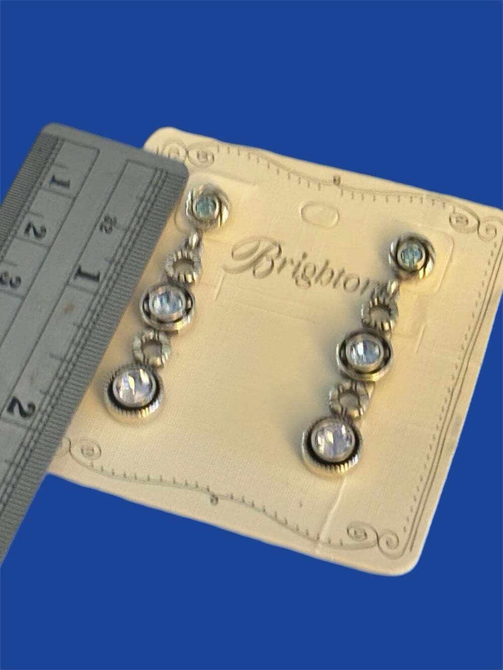 Brighton Earrings Halo Burst Post Drop NWT
